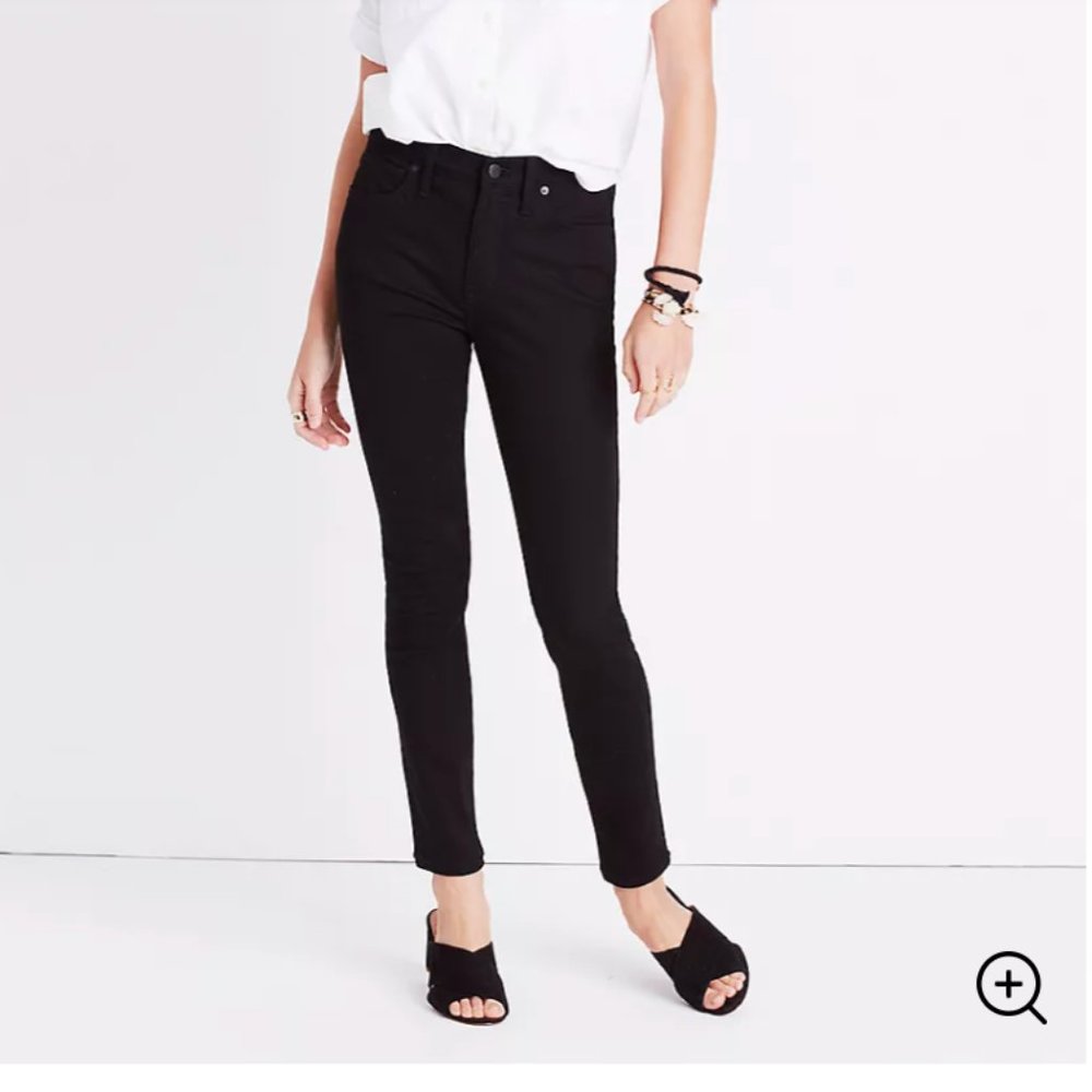 Madewell 9” jeans in Stay Black
